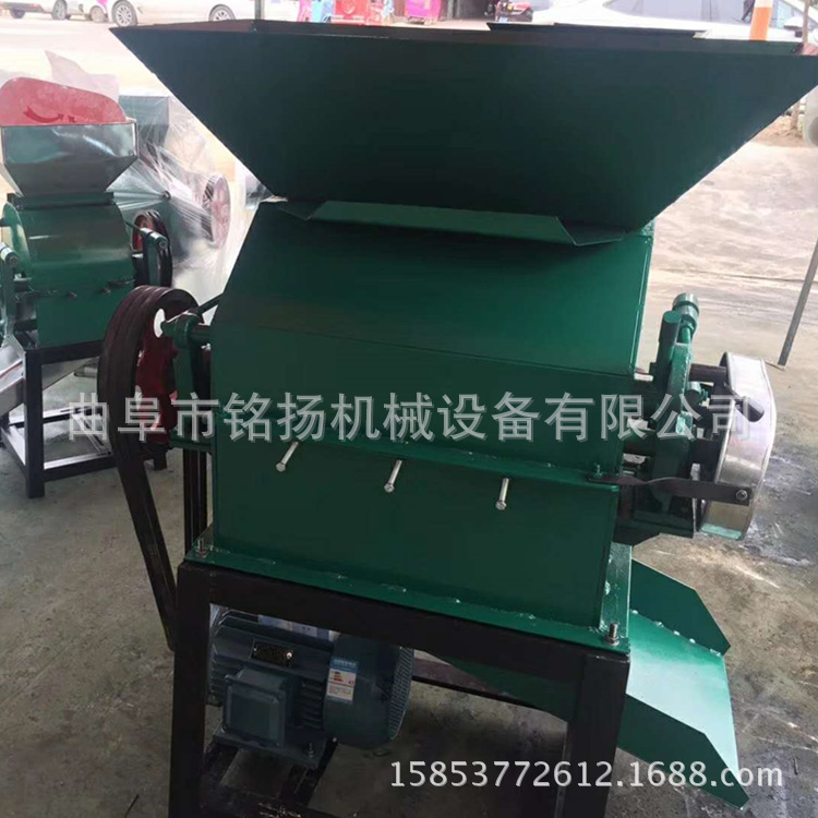 来宾电动燕麦压扁机小型青稞电动挤扁机