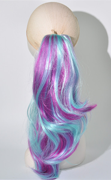 NEWLOOK wig invisible color curly bunch clip clip caballo wig