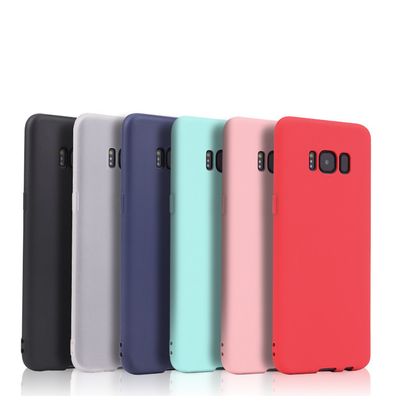 For Samsung S8 mobile phone case matte note9 candy color S11 drop-resistant cover all-inclusive matte tpu protective case