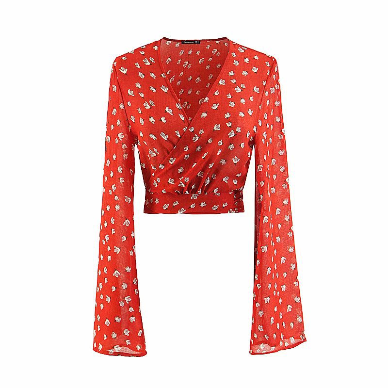 Winter Polka Dot Cross Belt Blouse  NSAM29903