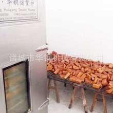 陝西漢中批發豆腐干煙熏機 電加熱熏烤爐100公斤 陝西煙熏機