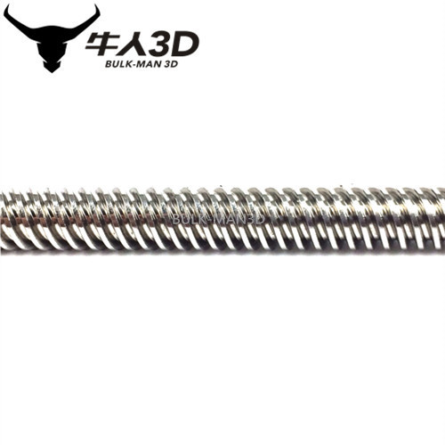 304不锈钢梯形T型丝杆 T8丝杆步进电机丝杆 3D打印机丝杆梯形丝杆