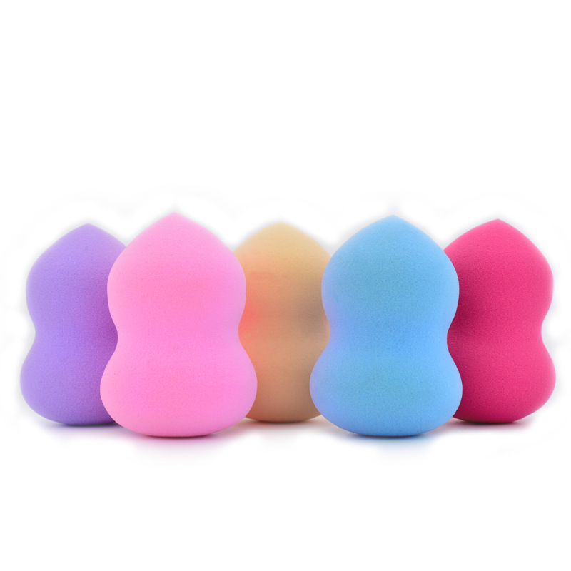批发亲水性非乳胶葫芦水滴粉扑 干湿两用彩色彩妆蛋 海绵定妆粉扑