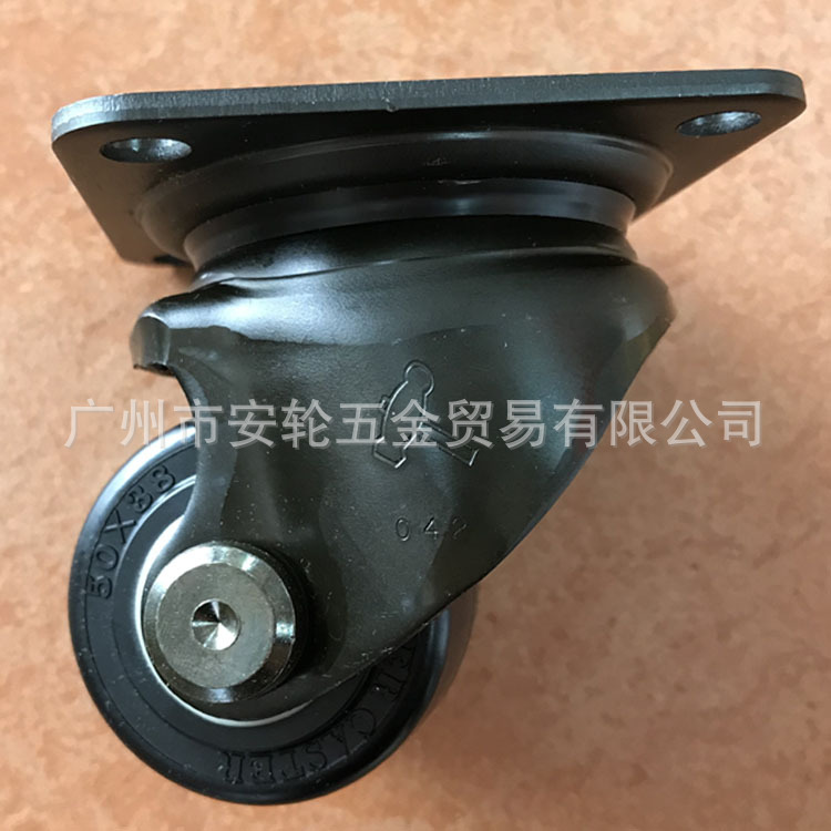 日本锤牌hammercaster 日式车轮 540S-NRB 50mm 2寸尼龙万向脚轮