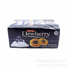 泰国进口 Dewberry珍珍夹心饼干 蓝莓曲奇夹心饼干324g*12盒