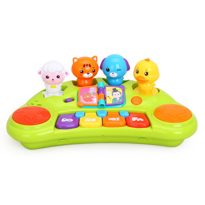 天源玩具汇乐807A欢乐动物琴婴儿钢琴音乐儿童电子琴玩具