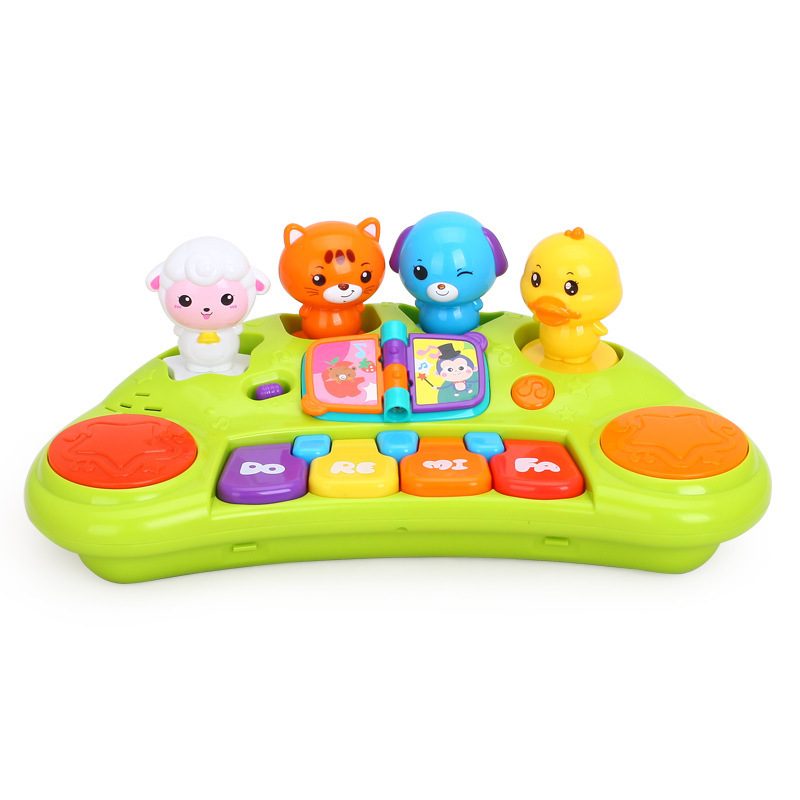 天源玩具汇乐807A欢乐动物琴婴儿钢琴音乐儿童电子琴玩具