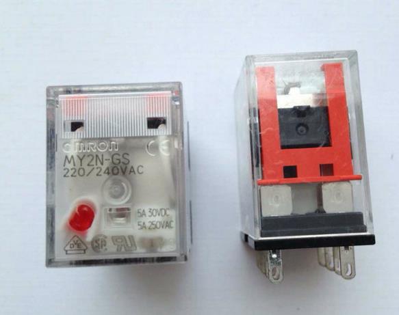 欧姆龙继电器MY2N-GS-AC220V MY2N-GS-DC24 V8脚微型功率继电器