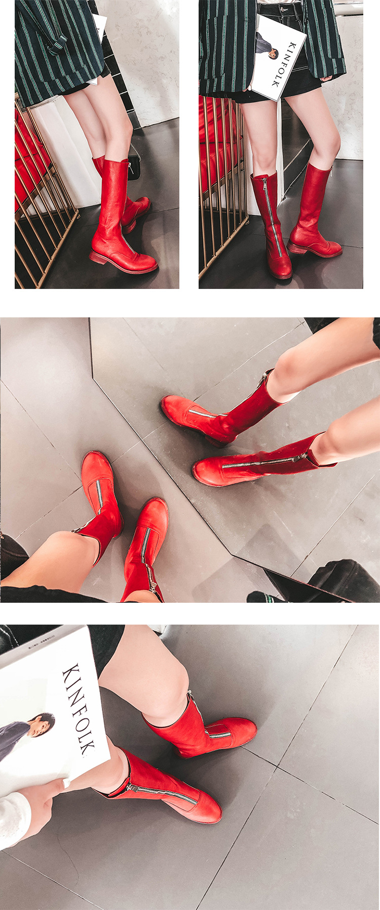 Bottes femme en En cuir - Ref 3355277 Image 25