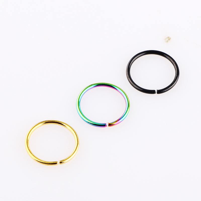 Pointed titanium steel lip stud product view
