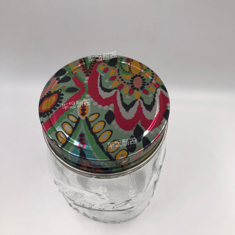 厂家订做梅森罐304不锈钢盖 可以印刷不锈钢盖