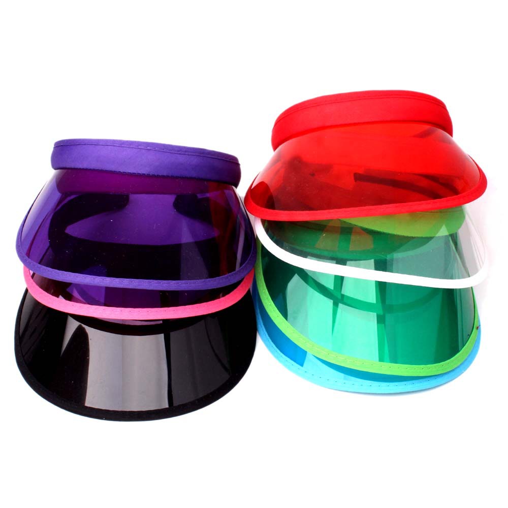 New spring and summer PVC empty top hat...