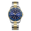 Sapphire glossy waterproof high-end quartz watch stainless steel, quartz mechanism