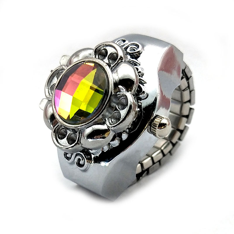 All Seasons Season Women's Gender Retro, Classic Style Style Retro Classic Style Round Quartz Watch Rings