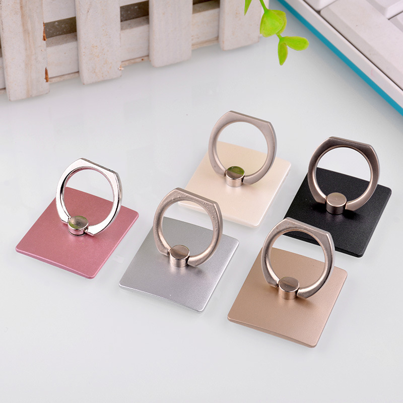 便携式指环支架 通用平板手机支架粘贴式金属环定制logo多功能