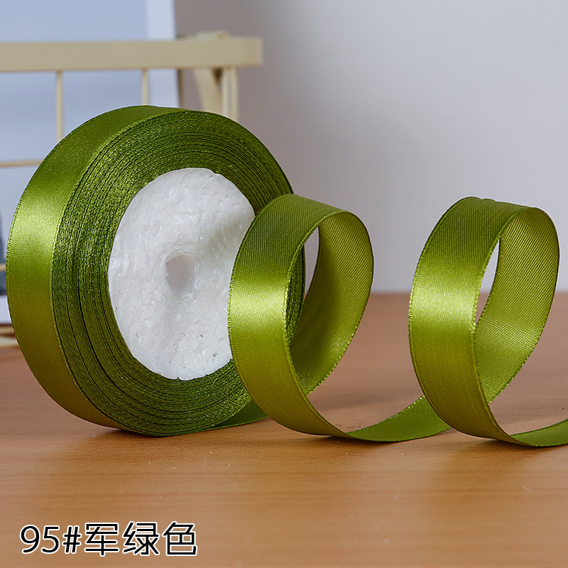 Fábrica al por mayor 2cm cinta hecha a mano cinta de poliéster caja de regalo cinta floral cinta para hornear cinta decorativa