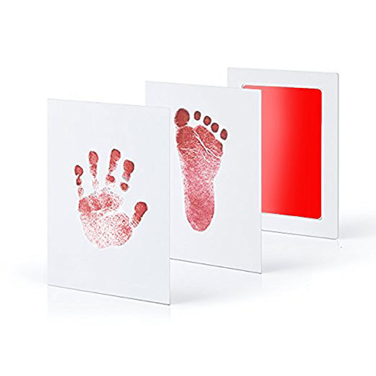 Baby Disposable Ink Pad Baby Footprint Handprint Kit Family Souvenir Baby