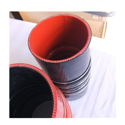 手纏夾布加線矽膠管軟連接大頭轉小頭矽膠變徑管陝汽內氟外矽膠管