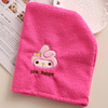 Cute Rabbit Dry hair cap Superfine fibre cloth Shower cap Pink Cartoon Super water uptake