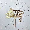 Golden acrylic decorations, mirror effect, factory direct supply