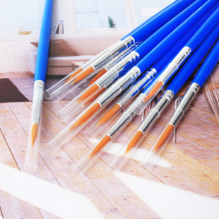 Цифровая картина маслом Gouxie Pen Акварель Гуашь Пигмент DIY Окрашенная нейлоновая кисть для волос Художественная кисть для инсульта