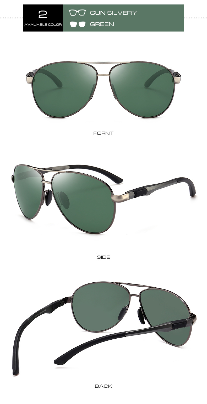 2018 ihracat erkek yeni polarize güneş gözlüğü Amazon güneş gözlüğü klasik sürüş kurbağa ayna P216