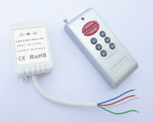 厂家专业生产无线塑胶壳8键控制器