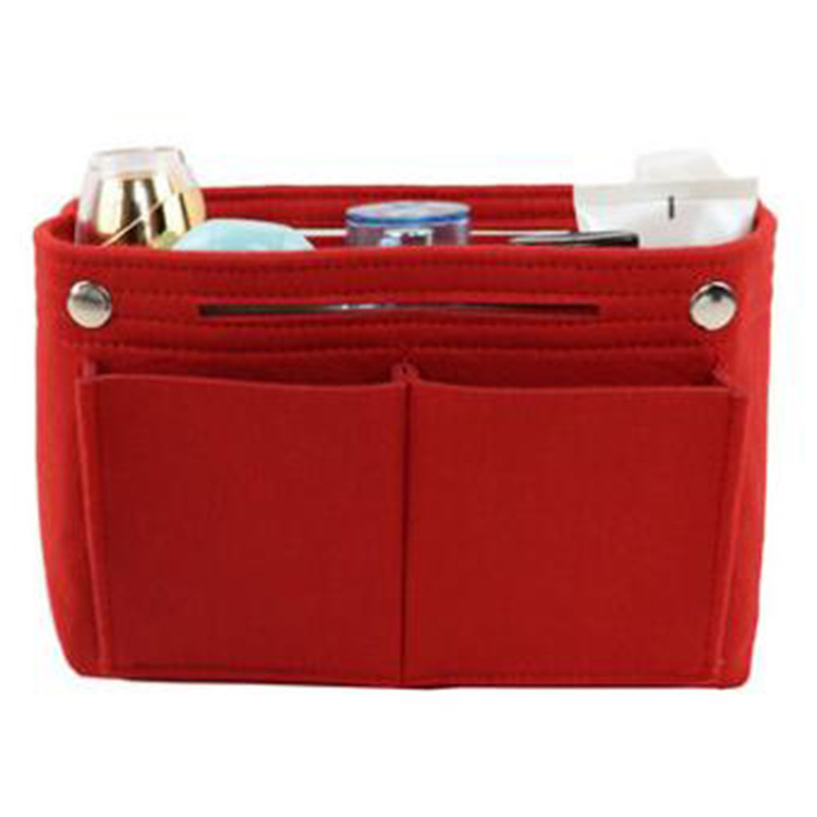 毛毡化妆包纯色多款式毛毡包中包化妆品收纳包可按需 加logo