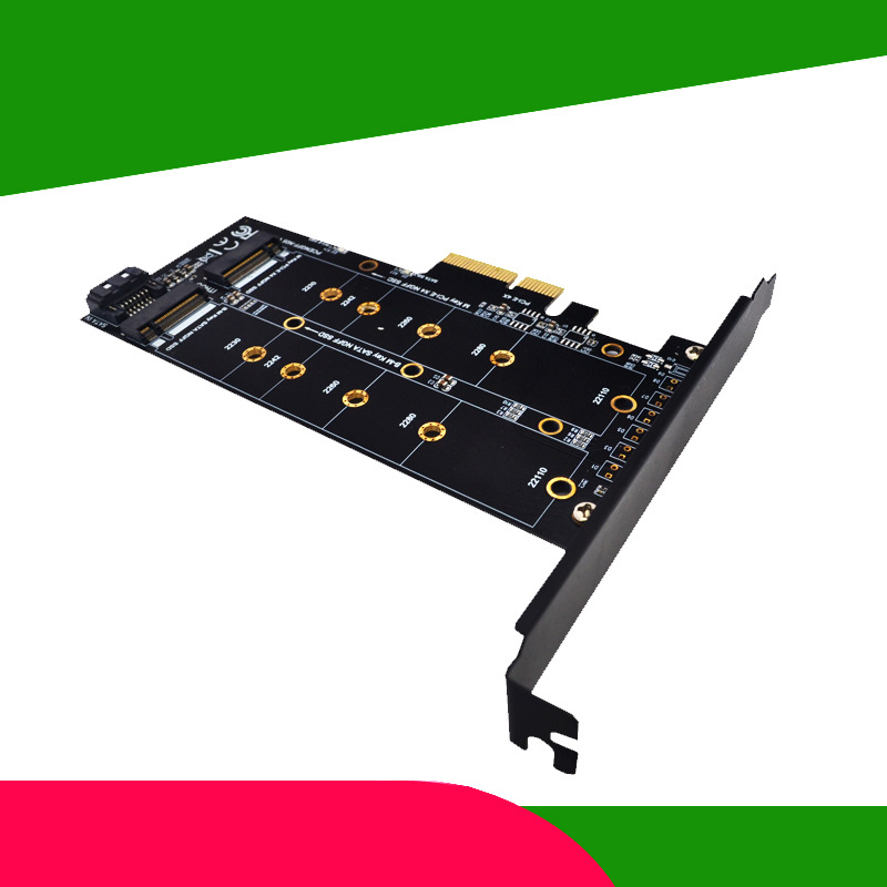 M.2 NVMe SSD NGFFתPCIE X4ת�ӿ�M Key-b˫�ӿ�֧��20110��̬