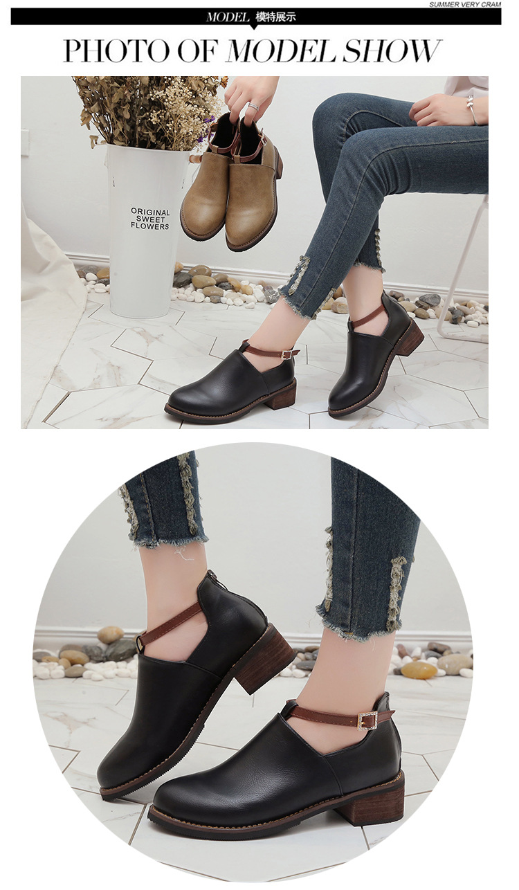 Bottes femme en PU artificiel - Ref 3355107 Image 12