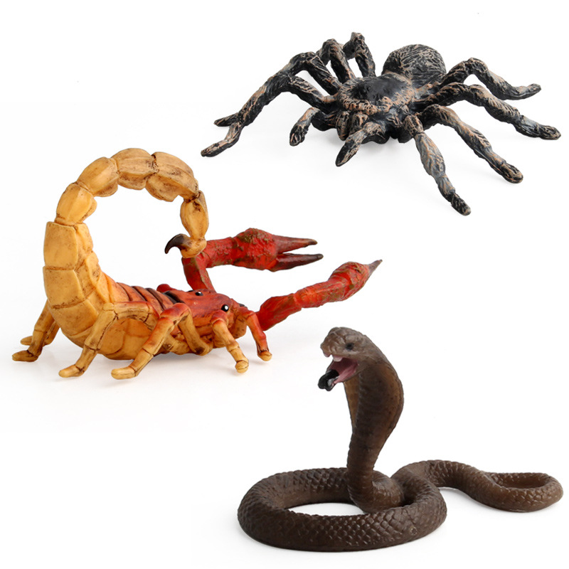Sólido simulación insecto modelo animal escorpión Naruto Víbora modelo cognitivo de los niños decoración juguete Amazon
