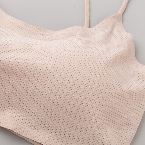 New one-piece seamless ice silk non-showing underwire bralette for women, beauty back cross strap sexy strapless backless top