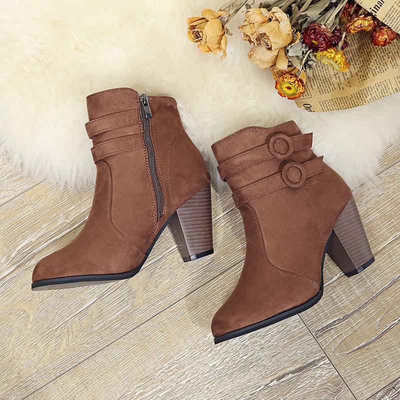 Bottes femme en Daim - Ref 3355176 Image 34