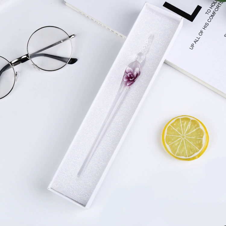 Glass gift-boxed pen, set for students
