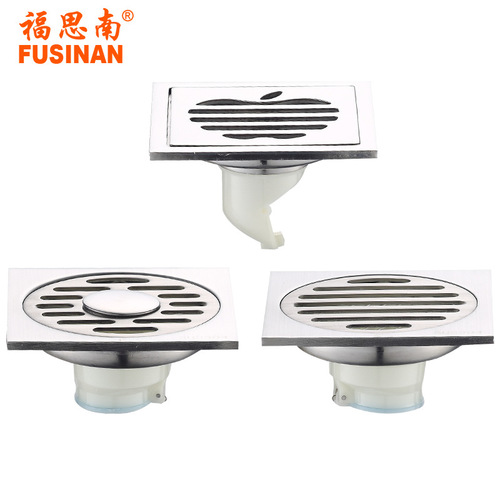 Factory direct sales 304 stainless steel deodorant floor drain bathroom bathroom shower washing machine floor drain