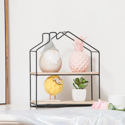 铁艺墙上置物架隔板家居装饰客厅墙面壁挂壁饰墙饰卧室服装店墙壁|ms