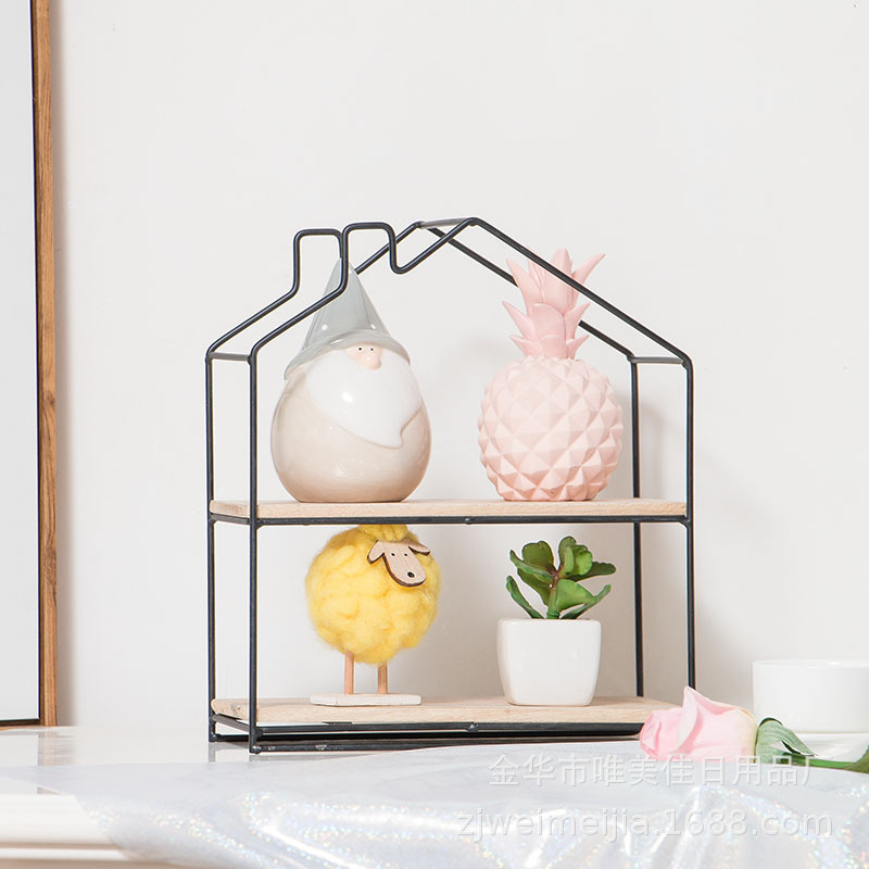 铁艺墙上置物架隔板家居装饰客厅墙面壁挂壁饰墙饰卧室服装店墙壁|ms