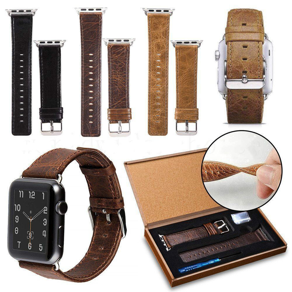 Genuine Leather Apple Watch Band 1