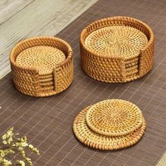 Factory Direct Sale Vietnamese Autumn Vine Cup Mat Tea Mat Cup Stand Teapot Mat Heat Insulating Mat Zisha Gongfu Tea Set Tea Ceremony Zero Accessories