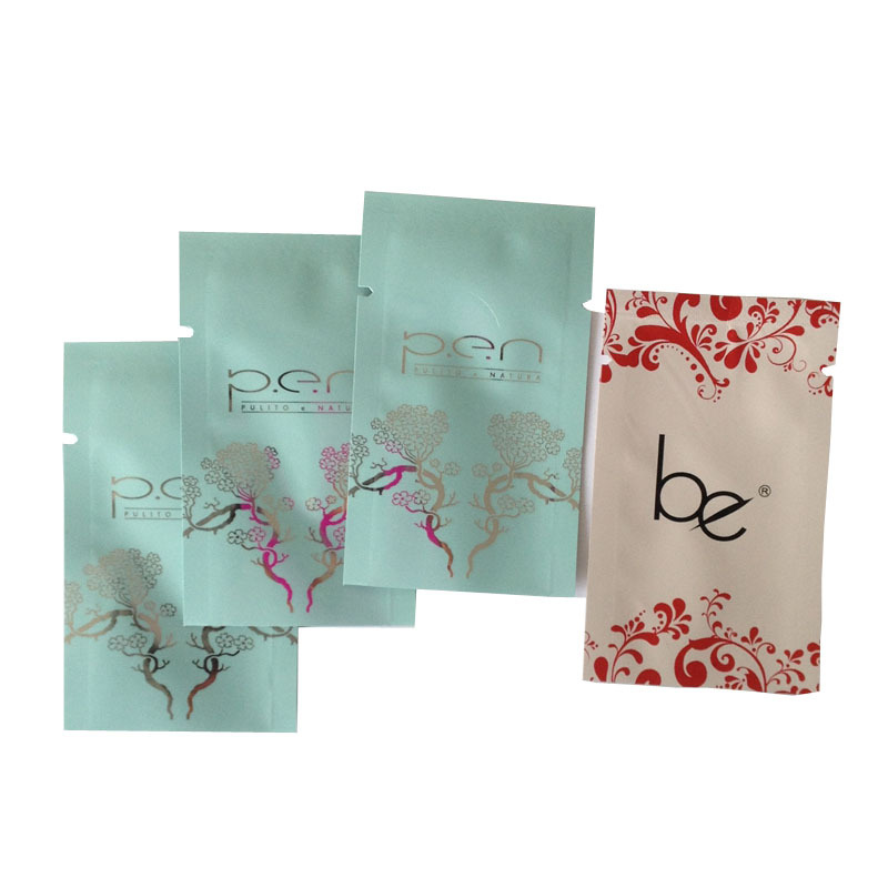 供应深圳化妆品小样包装袋 铝箔 眼膜试用装袋子 2g小样袋