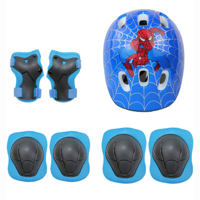 Manufactor Direct selling Child Cartoon children protective clothing Helmet suit Skating balance push bike Protective gear 7