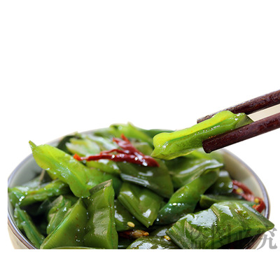 大量批发大连即食裙带菜梗段海白菜海藻沙拉带丝香辣海草400g/袋|ru