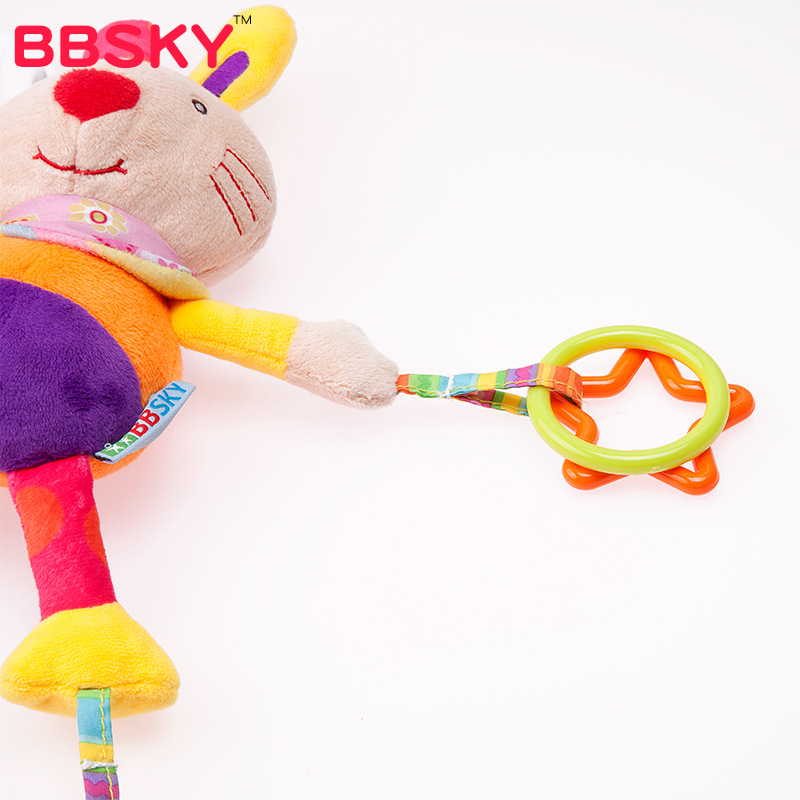 可爱卡通动物风铃婴儿小狗玩具床挂车挂厂家批发详情图3