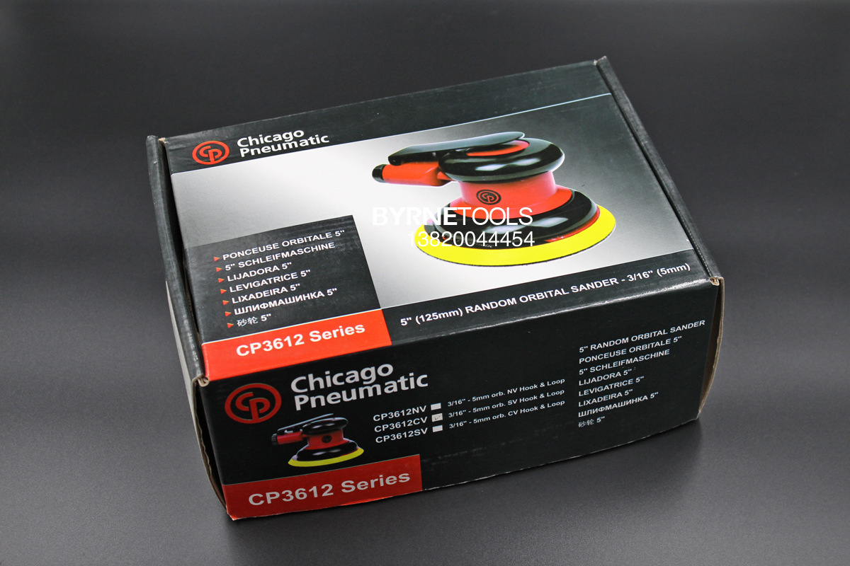 美国CP芝加哥气动工具CP3612CV打磨机偏心振磨机5寸自吸尘砂光机-阿里巴巴