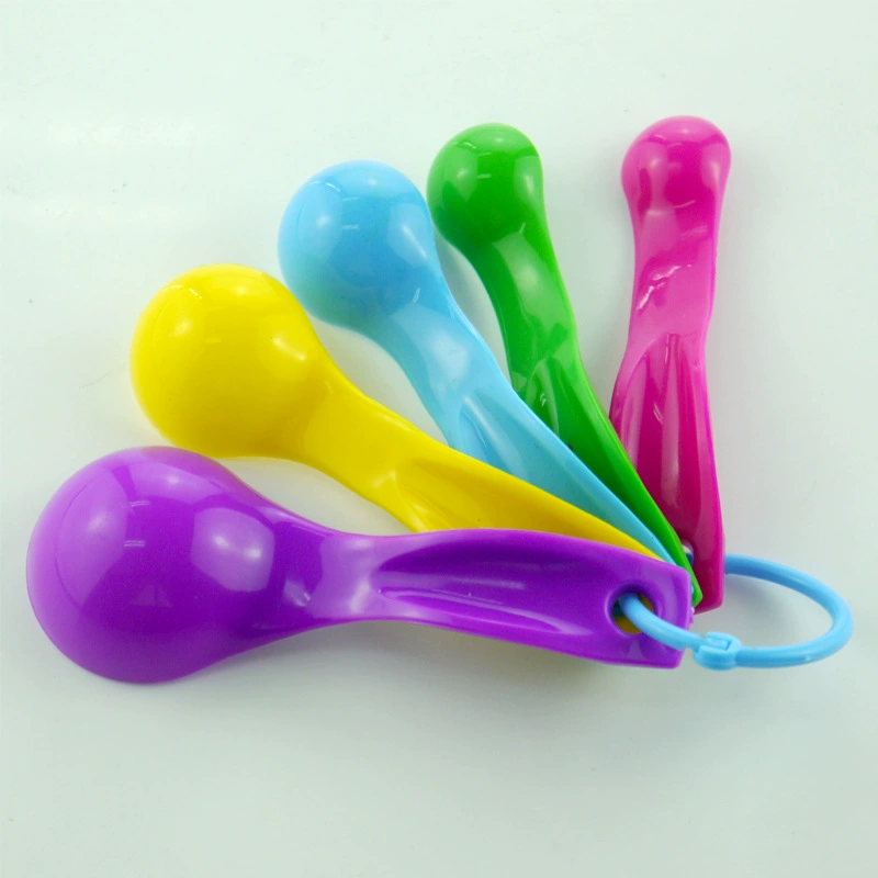 Set, plastic measuring spoon, 5 pieces