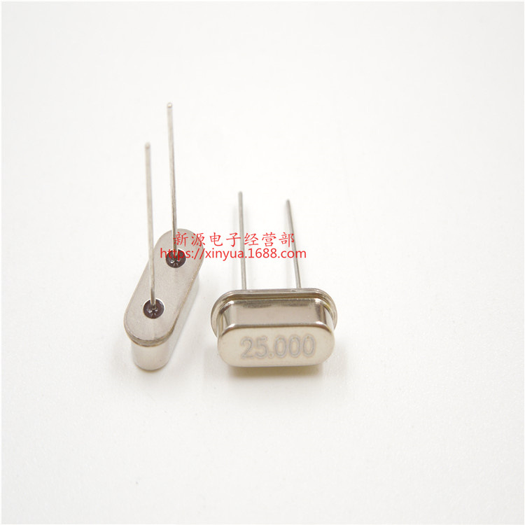 25.000MHz 无源晶振 25M HC-49S 晶振 25MHz