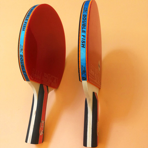 Wholesale Pisces table tennis racket, finished product, single racket, six-star racket, horizontal racket, straight racket, double-sided reverse glue ppq