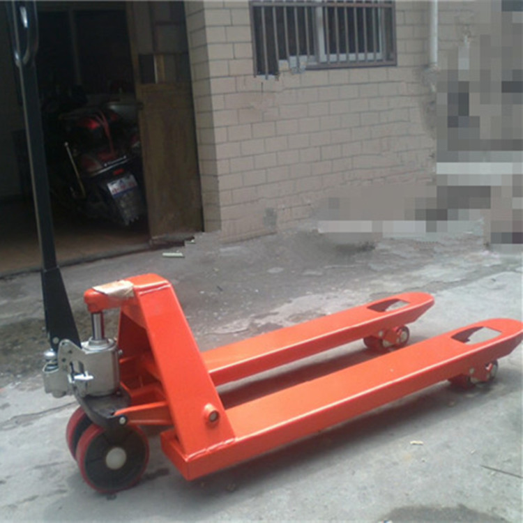 手动搬运车 液压叉车 聚氨酯轮搬运车3吨搬运车