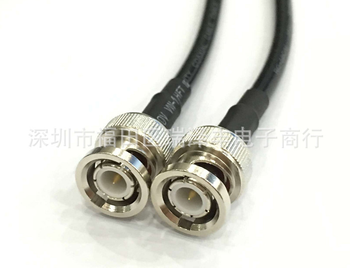 高品质ROHS全铜BNC-J-3公头纯铜RG58电缆50Ω示波器信号延长线