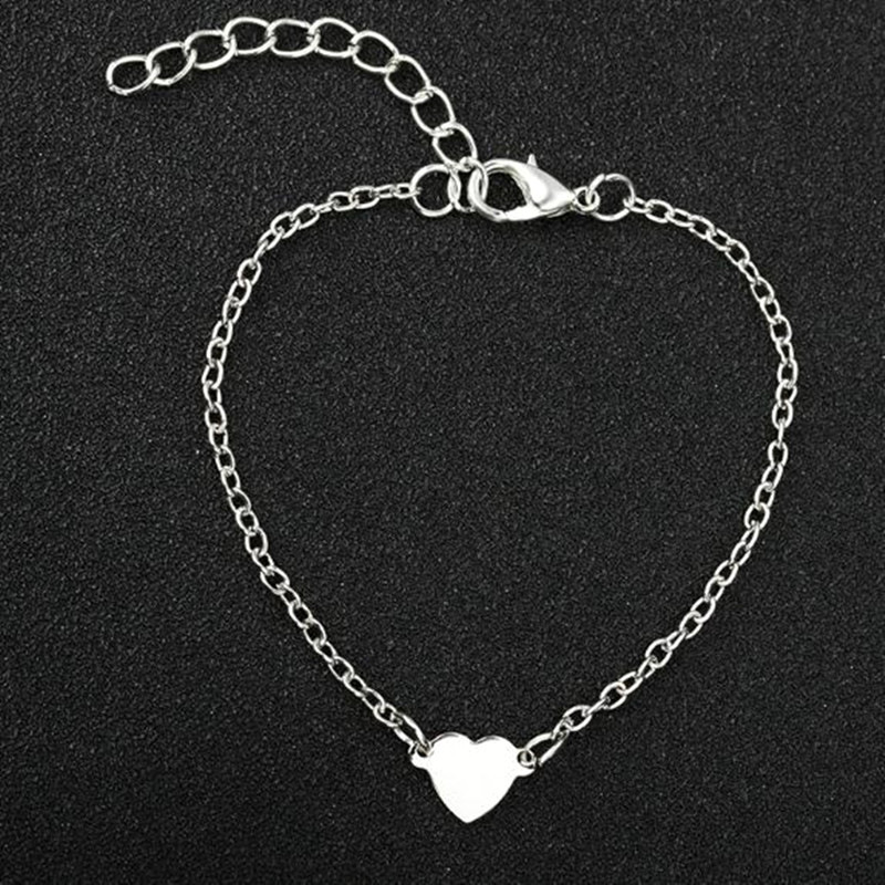 Fashion Heart Alloy Plating No Inlaid Women's Bracelets display picture 2